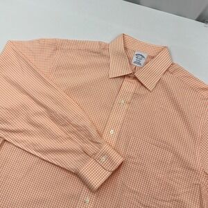 Brooks‎ Brothers Regent Supima Dress Shirt Mens 16.5 34 Non-Iron Button Down